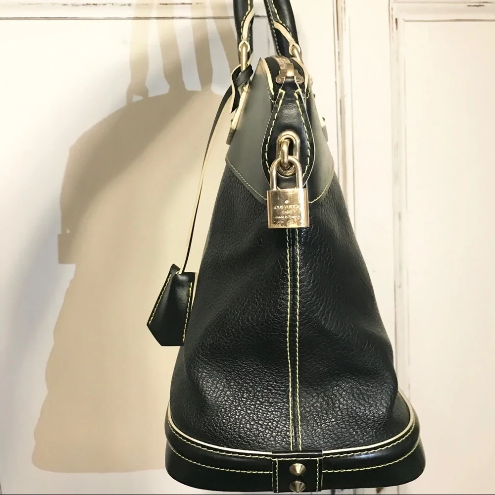Louis Vuitton Suhali Noir Lockit PM Bag - Picture 3 of 14